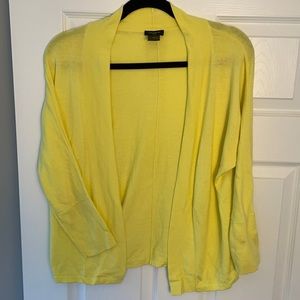 Ann Taylor Yellow Cardigan